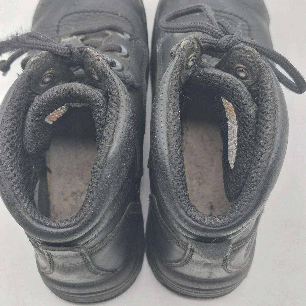 Timberland PRO Titan Work‎ Boots Womens Size 7 Black Leather Ankle Safety Toe